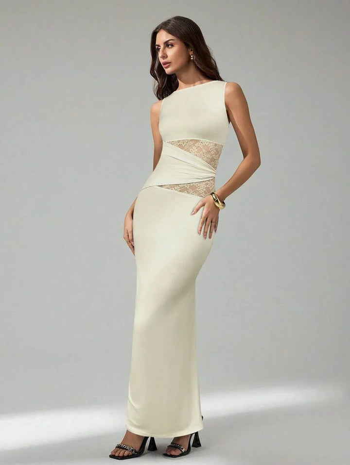 Haus Albrecht – Elise Maxikleid mit Spitzenakzenten