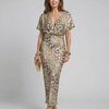 Coralie | Midikleid mit abstraktem Print