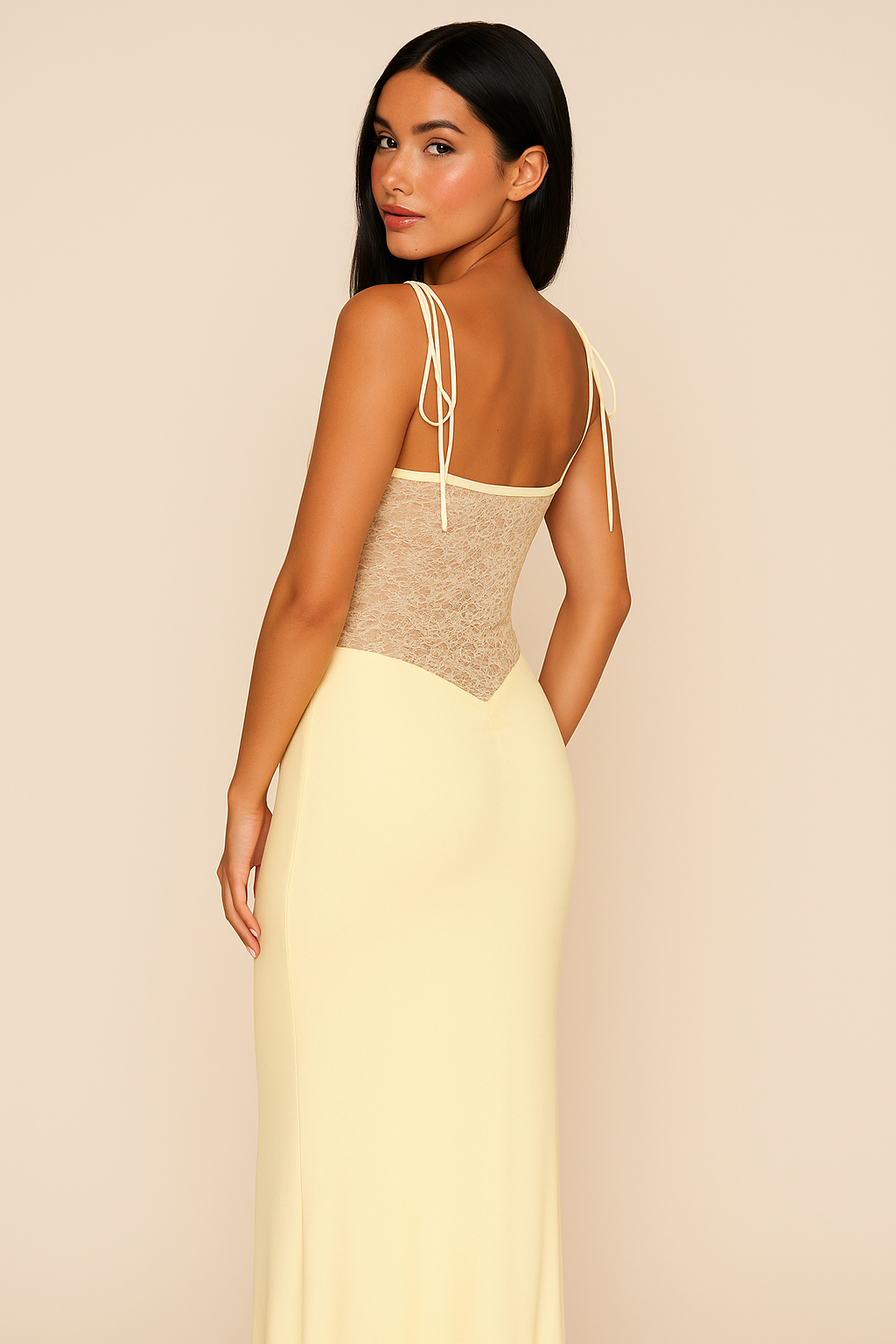 Haus Albrecht – Helene Spitzen-Maxikleid
