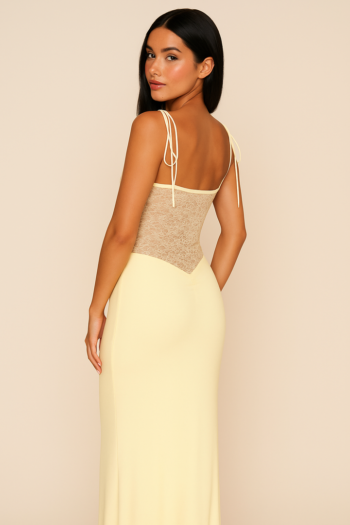 Haus Albrecht – Helene Spitzen-Maxikleid
