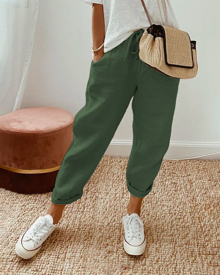 Martha | Luftige Sommerhose mit geradem Bein