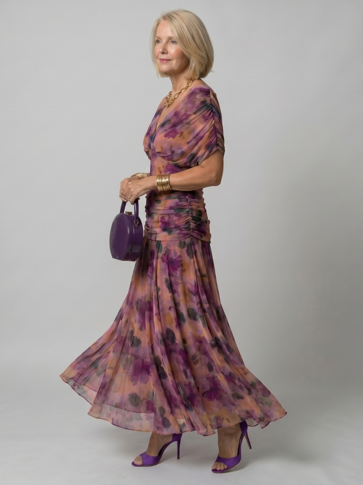 Calen | Elegantes Off-Shoulder-Midikleid