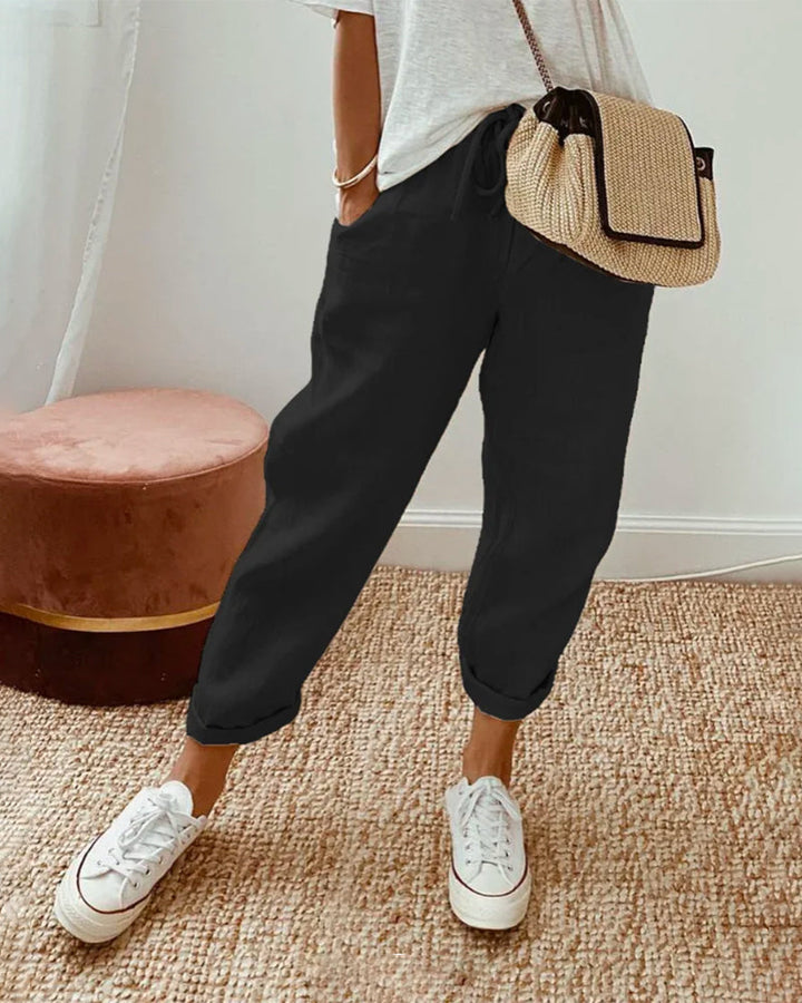Martha | Luftige Sommerhose mit geradem Bein