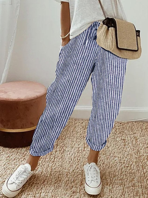 Martha | Luftige Sommerhose mit geradem Bein