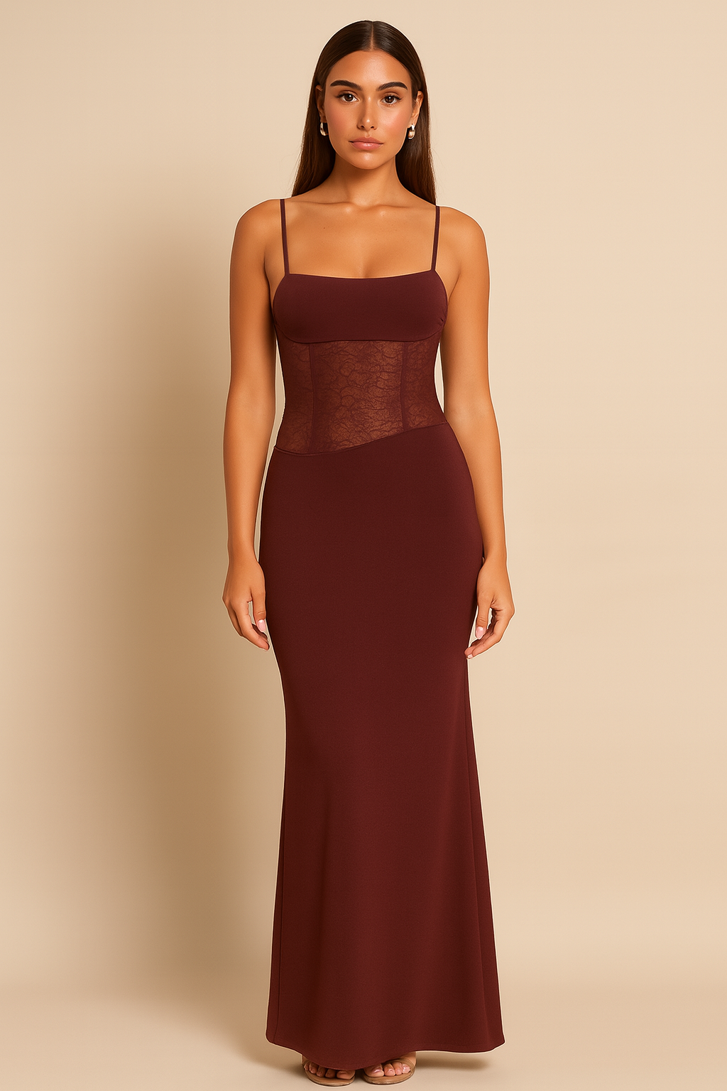 Haus Albrecht – Helene Spitzen-Maxikleid