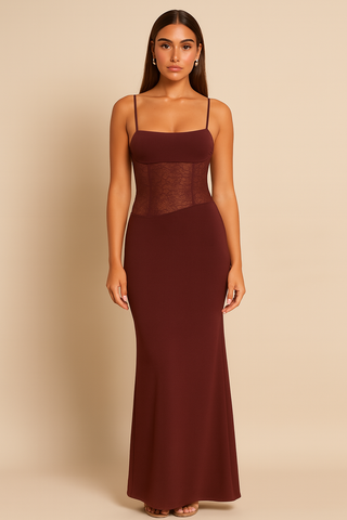 Haus Albrecht – Helene Spitzen-Maxikleid