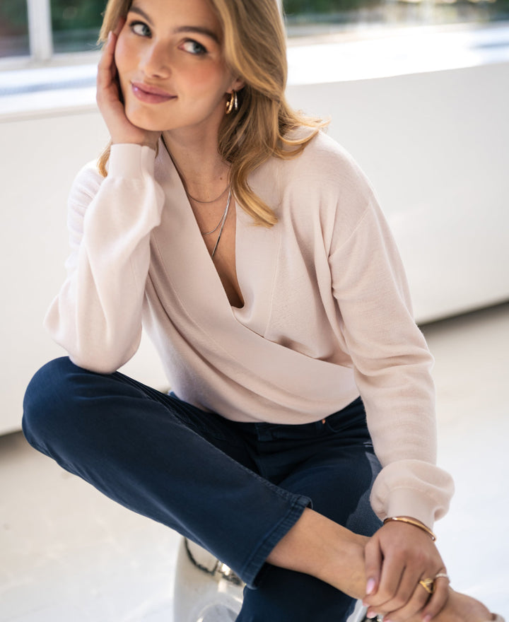 LES CINQ Übergangspullover in Softblush