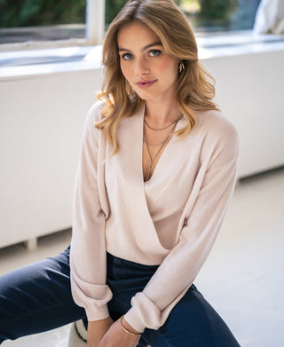 LES CINQ Übergangspullover in Softblush