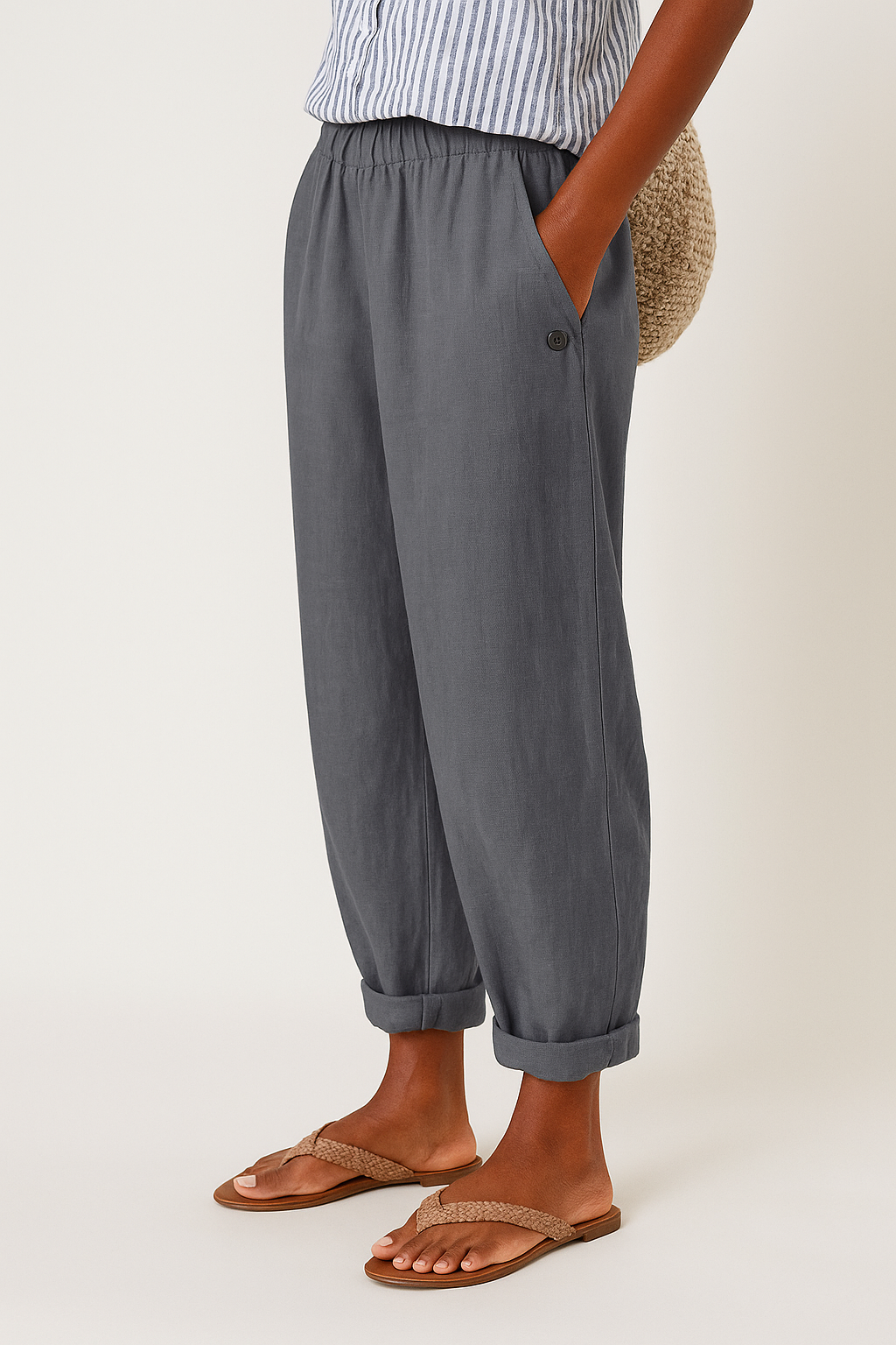 Elara | Bequeme Damenhose mit Seitentaschen