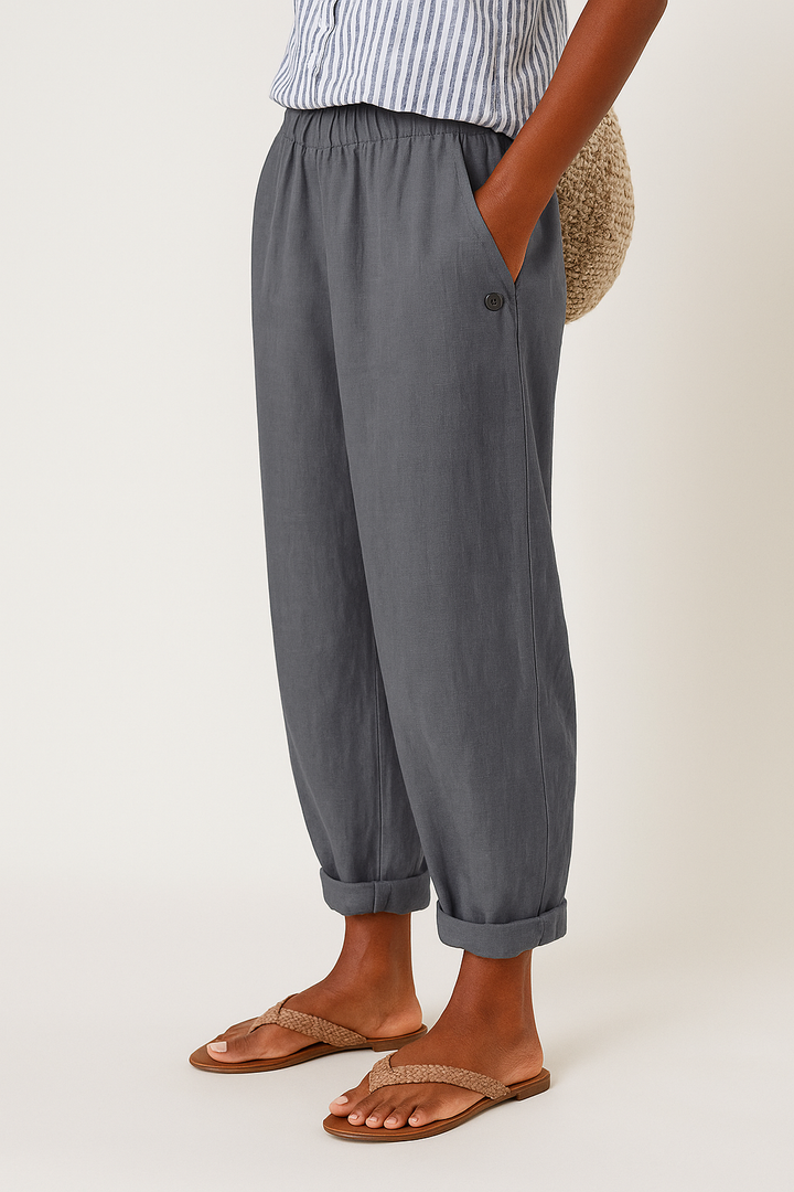 Elara | Bequeme Damenhose mit Seitentaschen