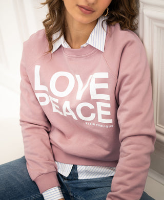 LA HARPER Antikrosa Sweater - LIEBE FRIEDEN