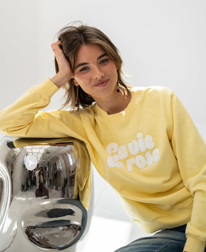 LA VIE Gelb Sweater by LA HARPER
