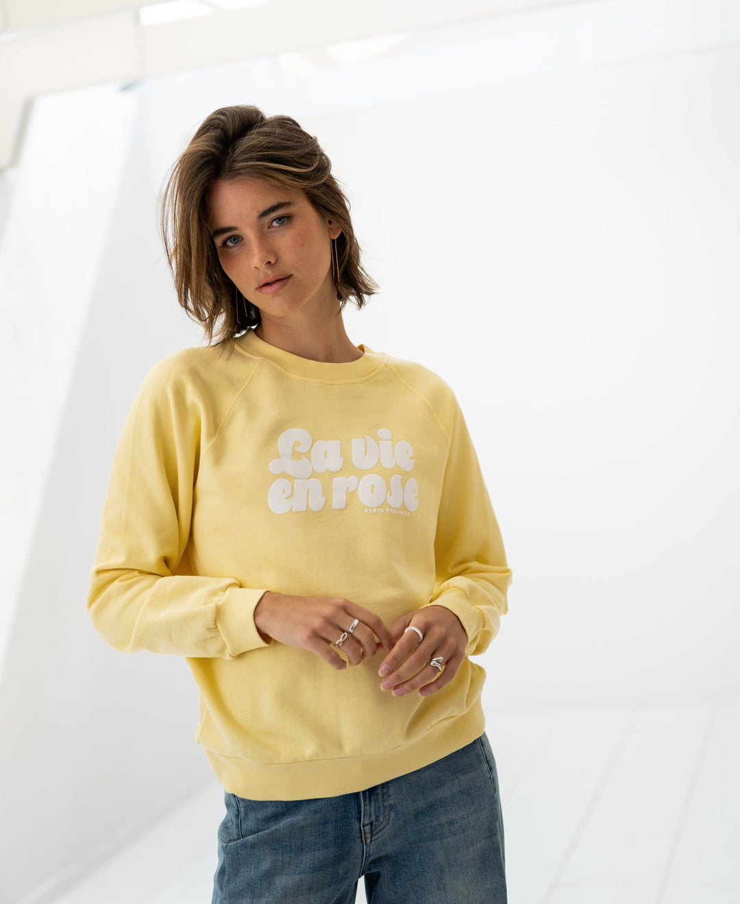 LA VIE Gelb Sweater by LA HARPER