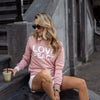 LA HARPER Antikrosa Sweater - LIEBE FRIEDEN
