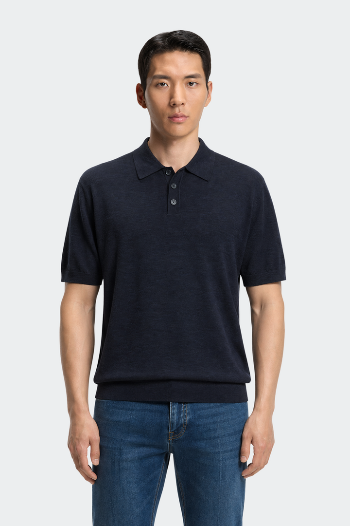 Haus Albrecht – Leon Leinen-Poloshirt