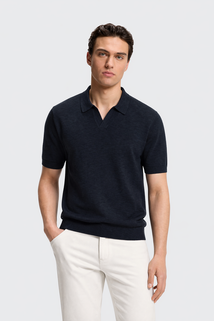 Haus Albrecht – Anton Leinen-Poloshirt