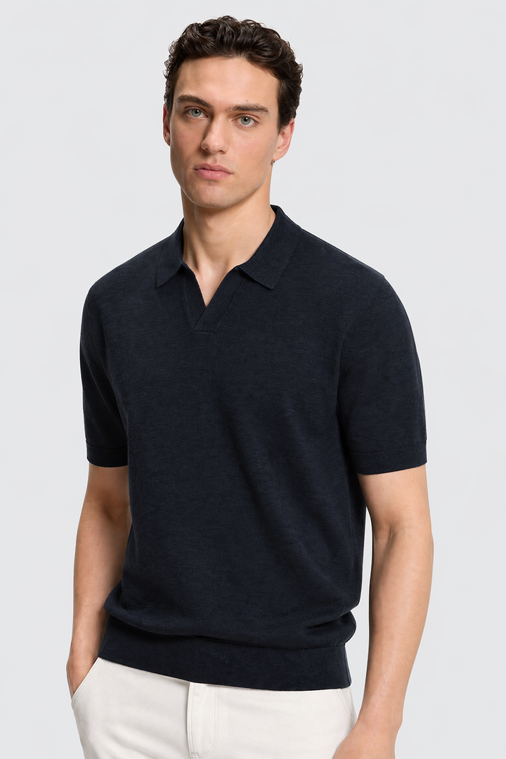 Haus Albrecht – Anton Leinen-Poloshirt