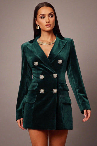 FRESH LABEL | Olivia - Velvet Blazer Dress