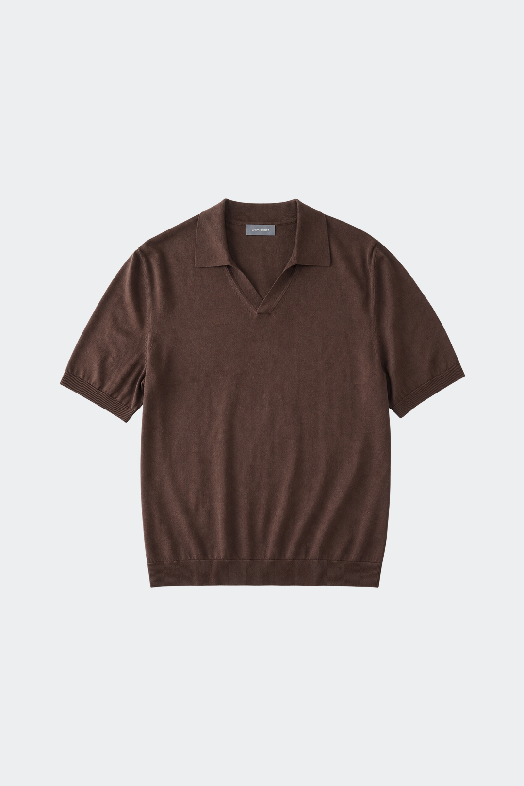 Haus Albrecht – Moritz Poloshirt mit offenem Kragen