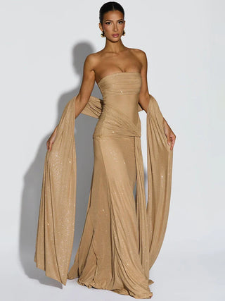 Haus Albrecht – Victoria Off-Shoulder-Abendkleid