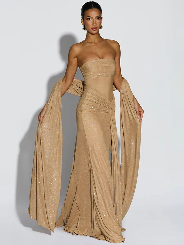 Haus Albrecht – Victoria Off-Shoulder-Abendkleid