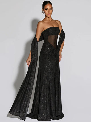 Haus Albrecht – Victoria Off-Shoulder-Abendkleid