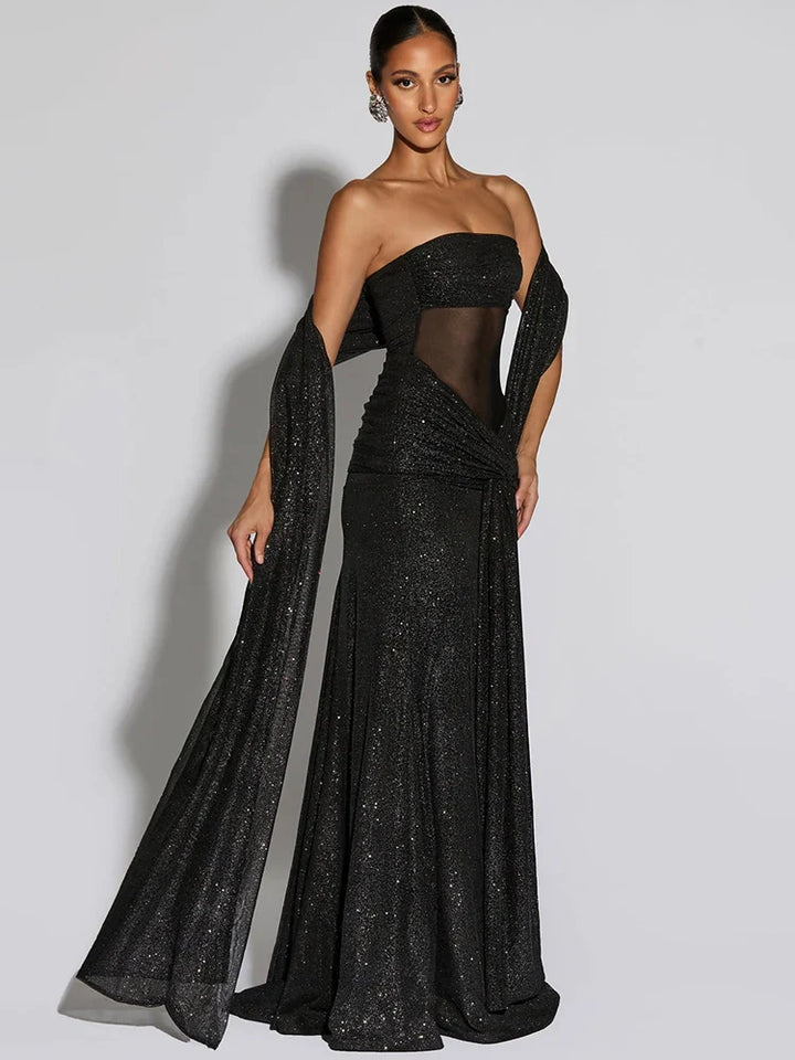 Haus Albrecht – Victoria Off-Shoulder-Abendkleid