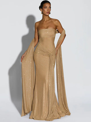 Haus Albrecht – Victoria Off-Shoulder-Abendkleid