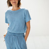 Haus Albrecht – Carlotta Leinen-Sommerpullover Hellblau