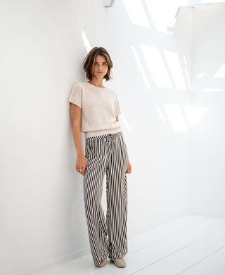 Haus Albrecht – Helena Leinen-Sommerpullover Sand
