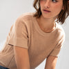 Haus Albrecht – Charlotte Leinen-Sommerpullover Camel