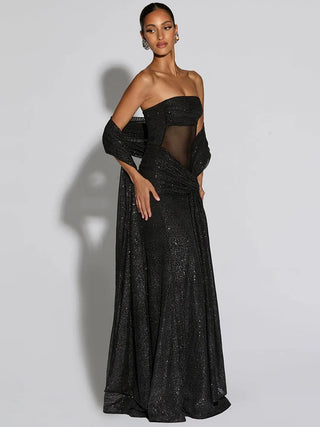 Haus Albrecht – Victoria Off-Shoulder-Abendkleid