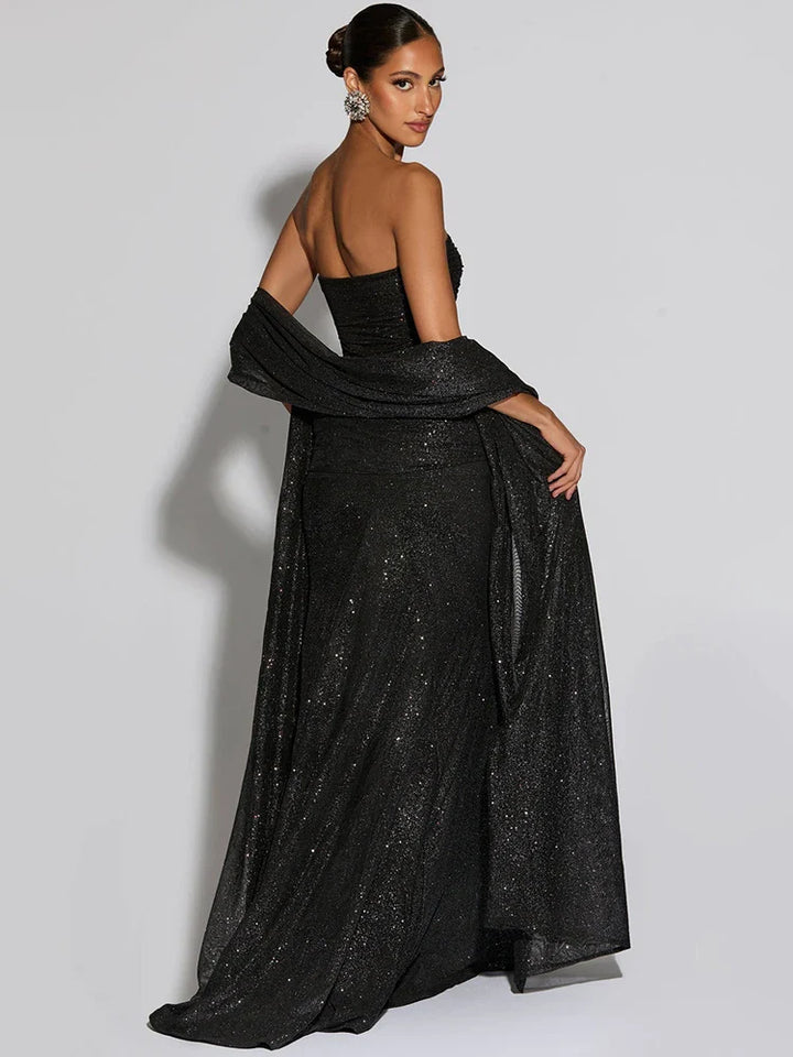 Haus Albrecht – Victoria Off-Shoulder-Abendkleid