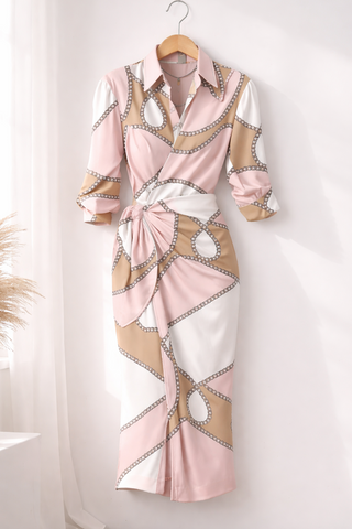 Haus Albrecht – Greta Bedrucktes Maxikleid