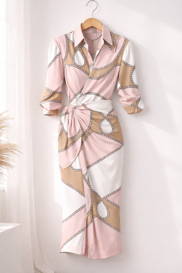 Haus Albrecht – Greta Bedrucktes Maxikleid