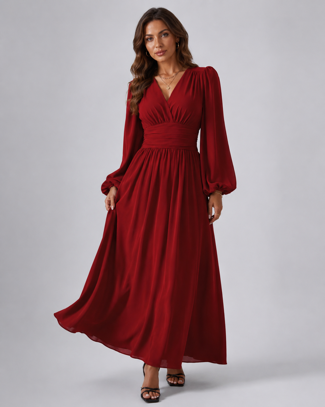 Haus Albrecht – Emilia Elegantes Maxikleid