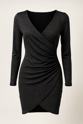 FRESH LABEL | Black Diamond Sparkle Dress