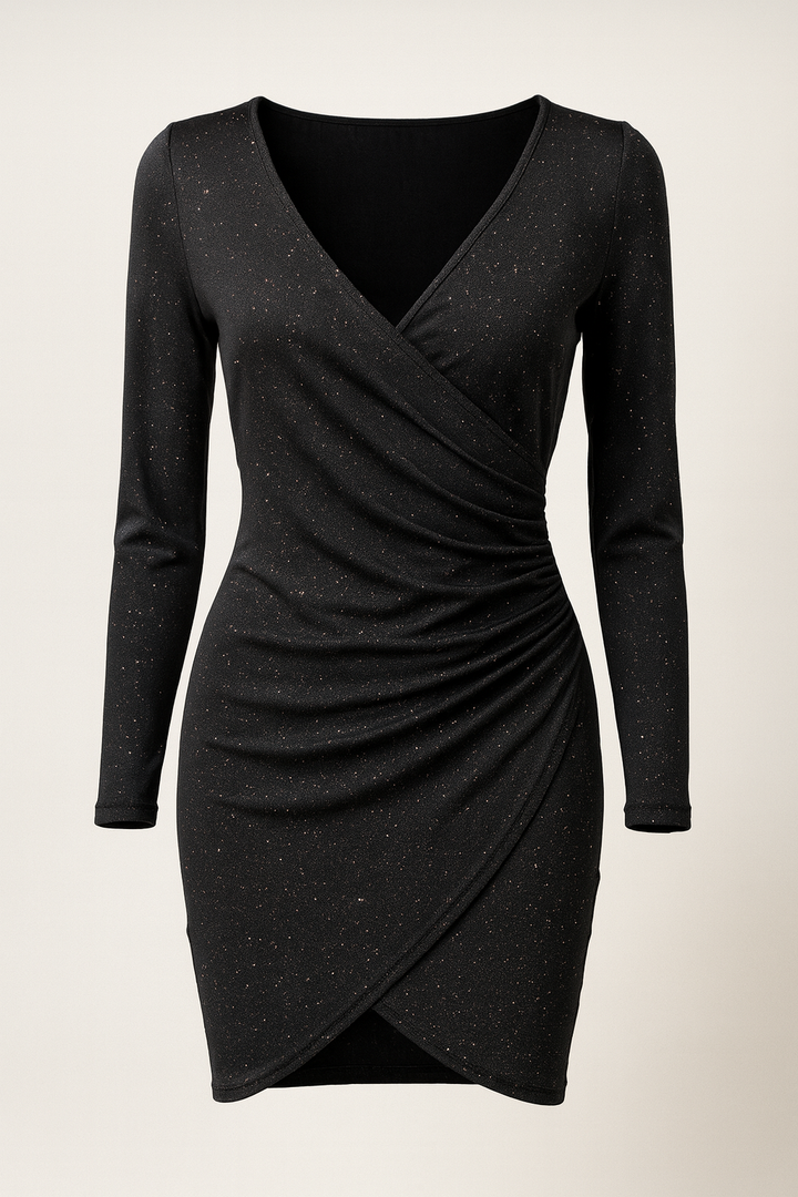 FRESH LABEL | Black Diamond Sparkle Dress