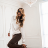 Ivory LA HARPER Sweater - Kakao