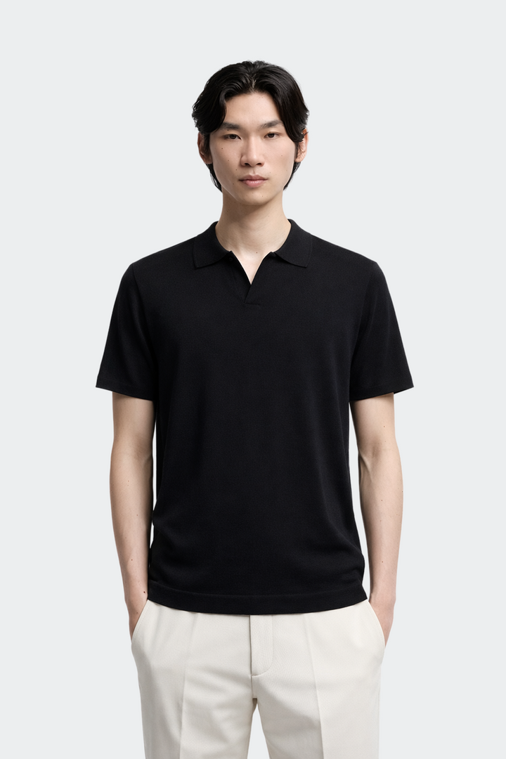 Haus Albrecht – Benedikt Merino-Poloshirt