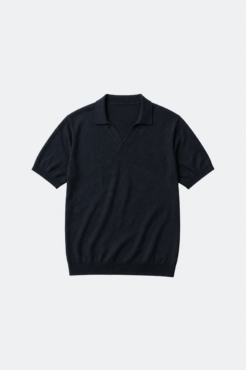 Haus Albrecht – Moritz Poloshirt mit offenem Kragen