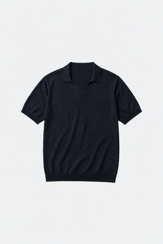 Haus Albrecht – Moritz Poloshirt mit offenem Kragen